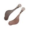 Leather Western Spur Straps with Nickel-Plated Buckles