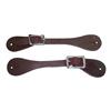 Leather Spur Straps – Brown