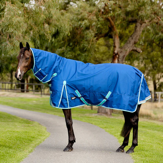 EquestPro Blue Bolt 600D Combo Rug – 100g