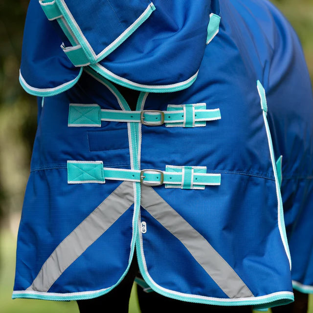 EquestPro Blue Bolt 600D Combo Rug – 100g