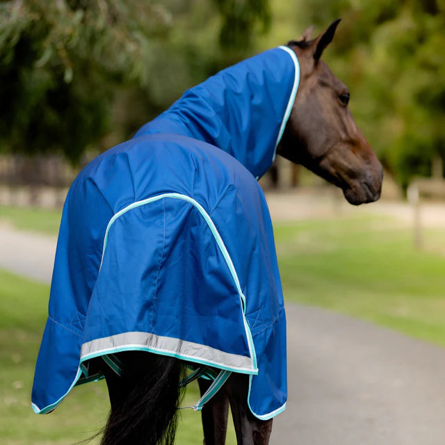 EquestPro Blue Bolt 600D Combo Rug – 100g