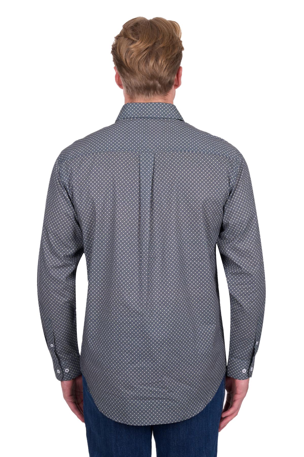 Hard Slog Men’s Tomson Half Placket Long Sleeve Shirt