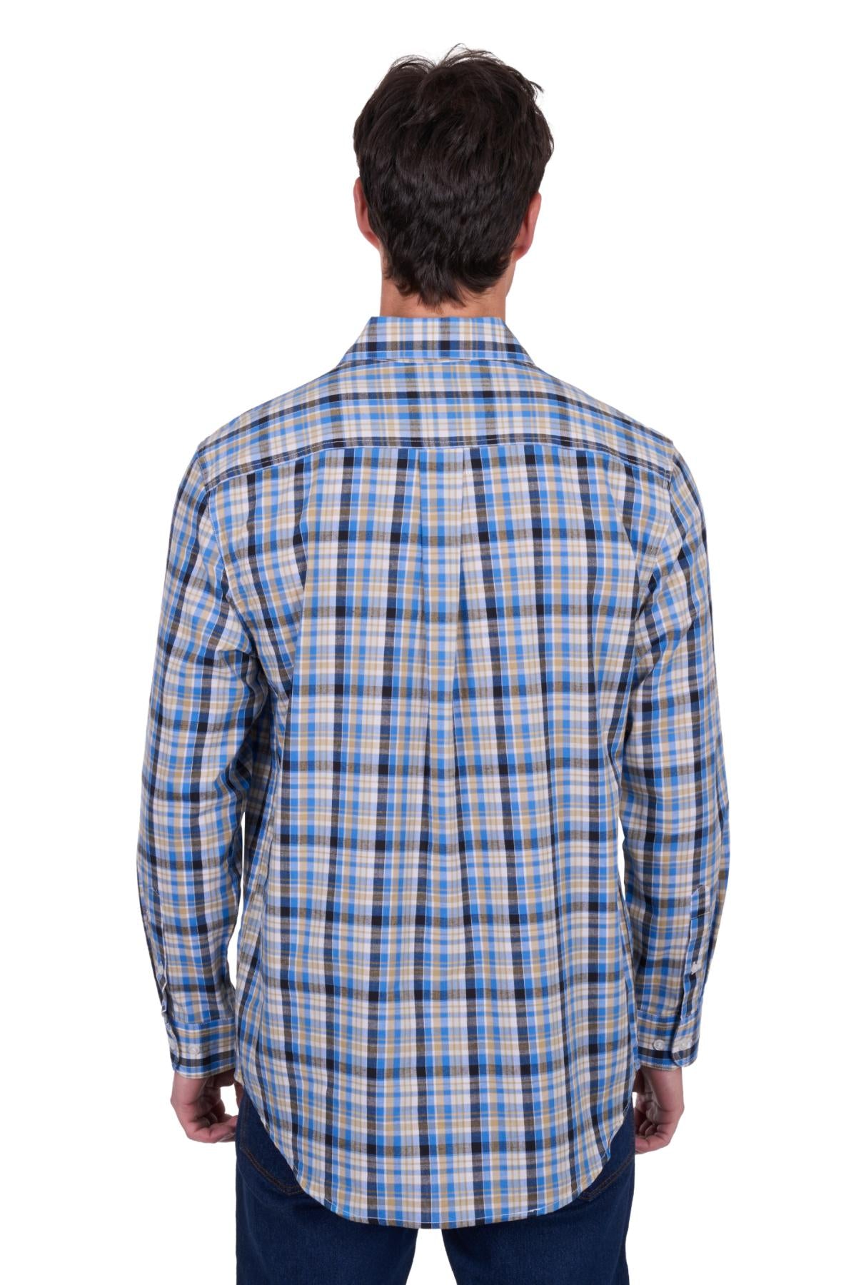Hard Slog Men’s Gibson Half Placket Long Sleeve Shirt