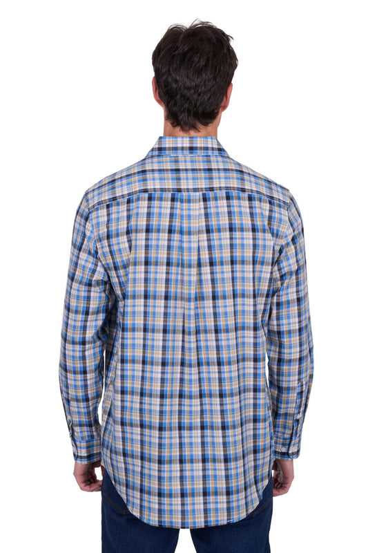 Hard Slog Men’s Gibson Half Placket Long Sleeve Shirt