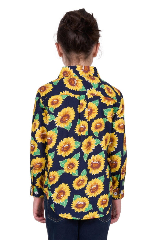 Hard Slog Kid’s Ally Half Placket Long Sleeve Shirt