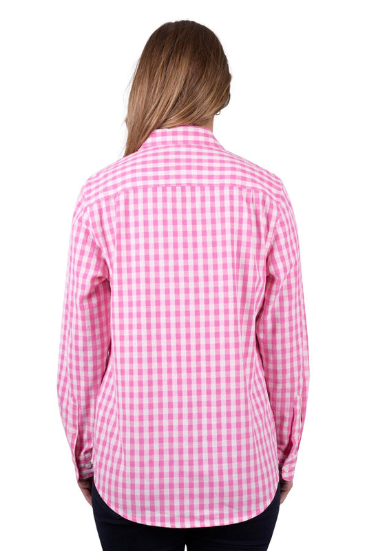 Hard Slog - Women’s Melly Full Placket Long Sleeve Shirt