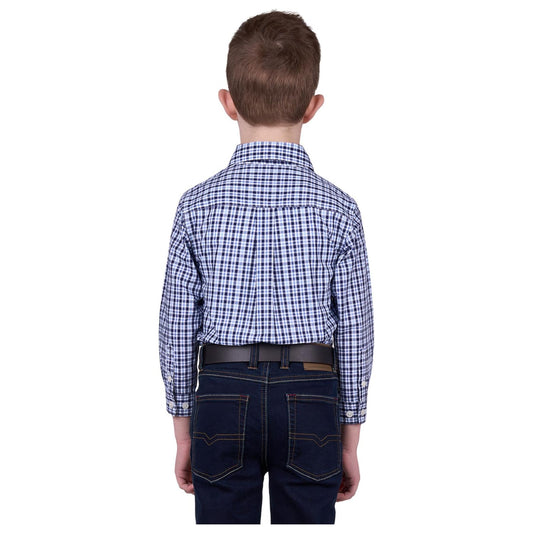 Hard Slog - Kid’s Coney Half Placket Long Sleeve Shirt