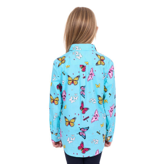 Hard Slog Kid’s Iva Half Placket Long Sleeve Shirt