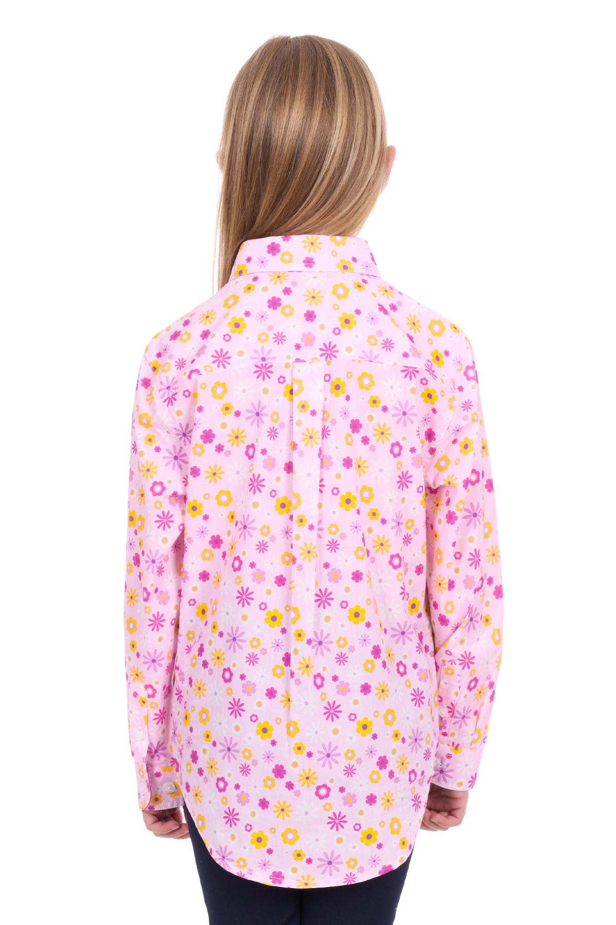 Hard Slog Kid’s Daisy Half Placket Long Sleeve Shirt