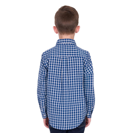 Hard Slog Kid’s Alden Half Placket Long Sleeve Shirt