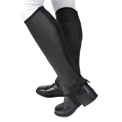 Huntington Leather Gaiters – Black