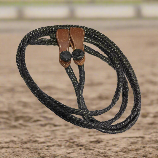 Blackie's Rein's - Poly with Slobber Straps