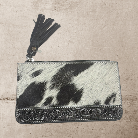 Small Tassel Tooled Cowhide Purse – Pica