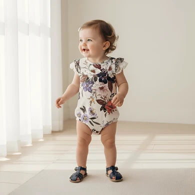 Love Henry Baby Girls Knit Romper – Native Floral