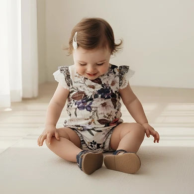 Love Henry Baby Girls Knit Romper – Native Floral