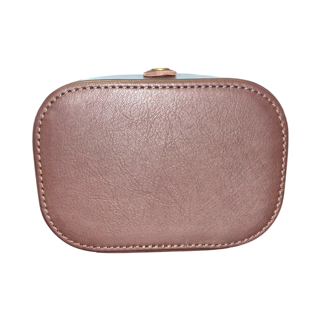 Cowhide Travel Jewellery Box