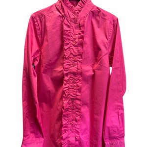 Outback - Pink Ruffled Front Shirt - LS