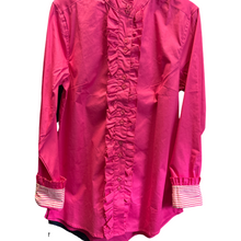 Load image into Gallery viewer, Outback - Pink Ruffled Front Shirt - LS
