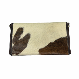 Cowhide Double Spectacle Case - Dark Brown - SPEC07