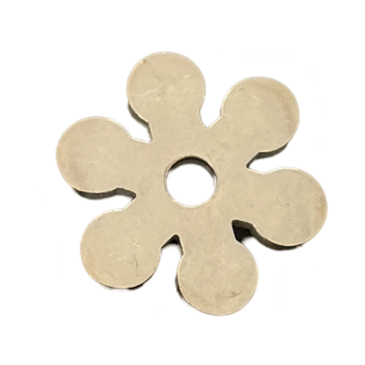 Steel 6 Point Clover Leaf Spur Rowel