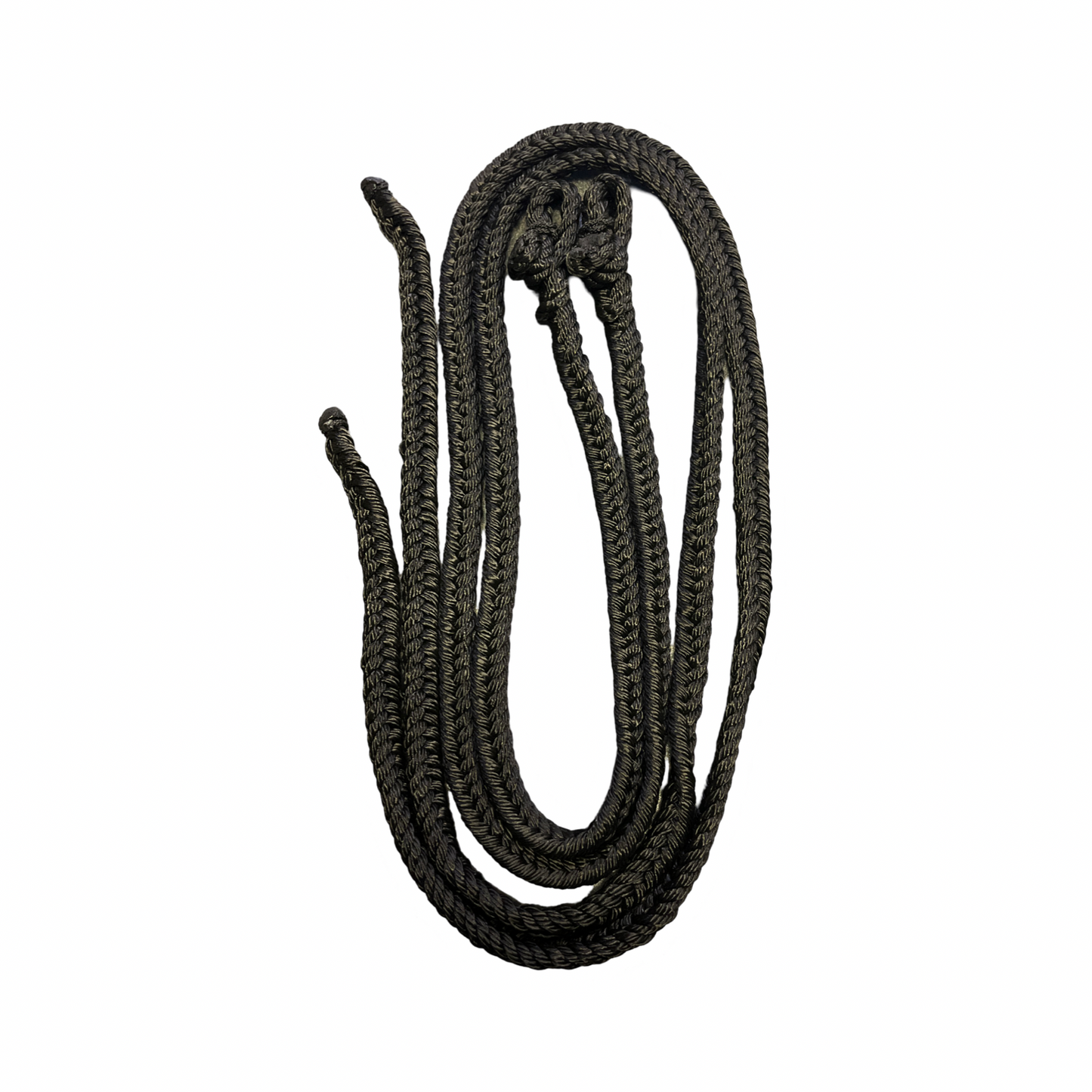 Blackie's Reins - 6 Plait Black Cotton Reins