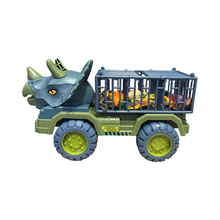 Load image into Gallery viewer, Dinosaur Truck and Dinosaurs
