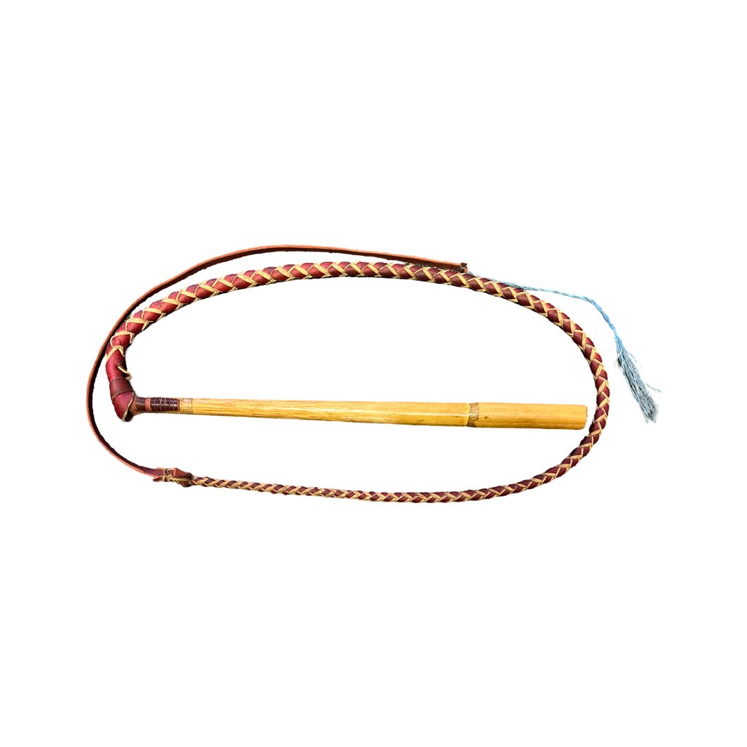 Robert - Kids 5ft Red Hide Whip