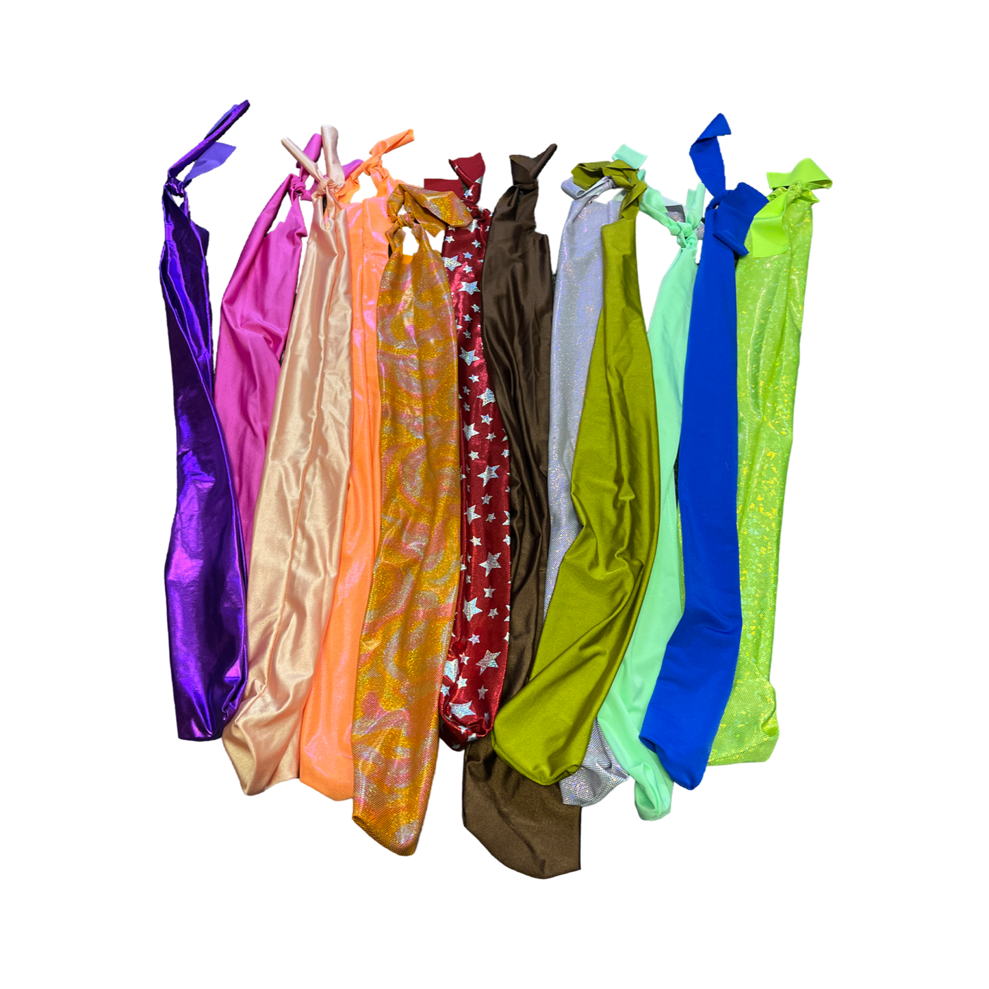 Lycra Tie-In Tail Bags – Assorted Colours