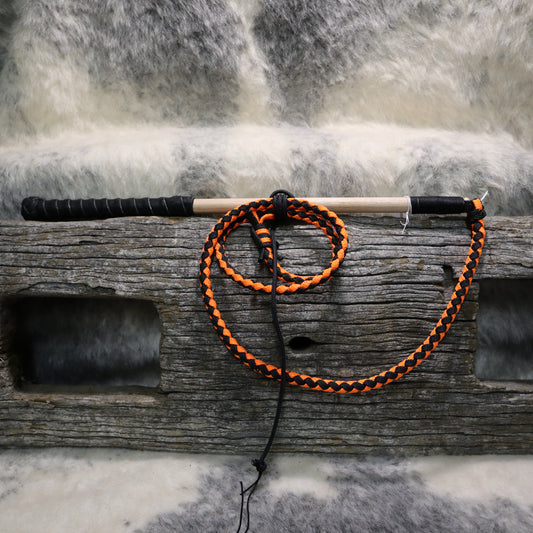 Nylon Kids Whip - Orange / Black