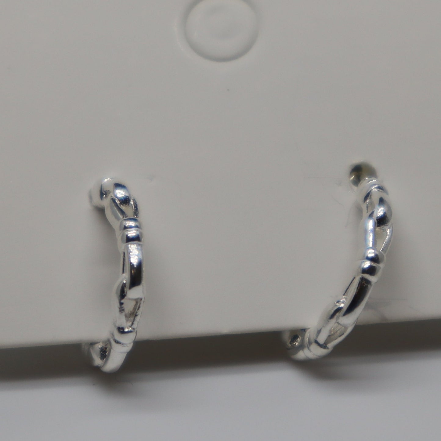 Sterling Silver Hoop Stud Earring