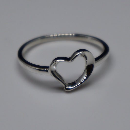 Heart Sterling Silver Ring