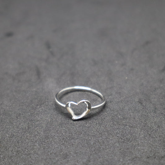 Heart Sterling Silver Ring