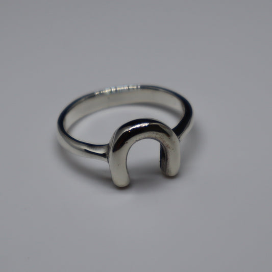 Horseshoe Sterling Silver Ring