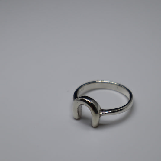 Horseshoe Sterling Silver Ring