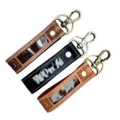 Tooling Leather & Cowhide Keyring