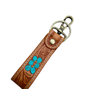 Tooling Leather & Cowhide Keyring