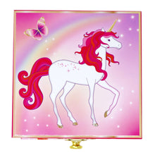 Load image into Gallery viewer, Unicorn Butterfly Small Musical Jewellery Box
