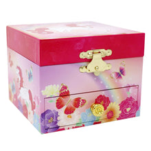 Load image into Gallery viewer, Unicorn Butterfly Small Musical Jewellery Box
