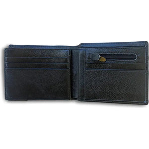 Men's Republic Leather Wallet - Black