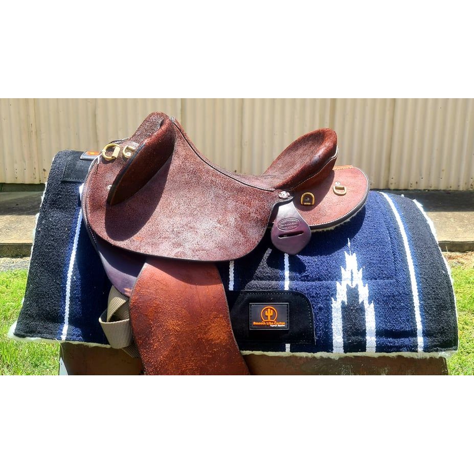 Toprail Equine - Allrounder’ Navajo Pad with Fleece underlay 32″ x 32″