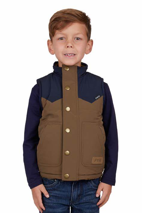 Pure Western - Boy's Martin Reversible Vest