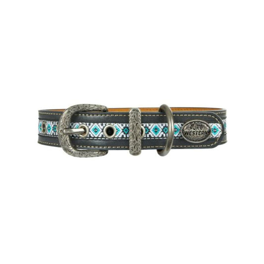 Pure Western – Thomas Dog Collar – Black PU