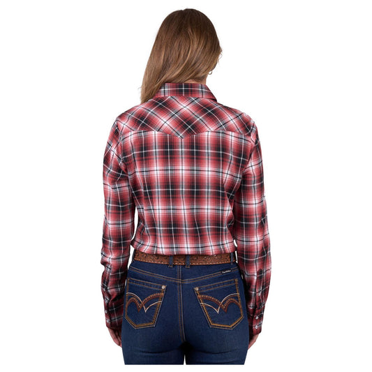 Pure Western - Women’s Joyce Check Western Long Sleeve Shirt