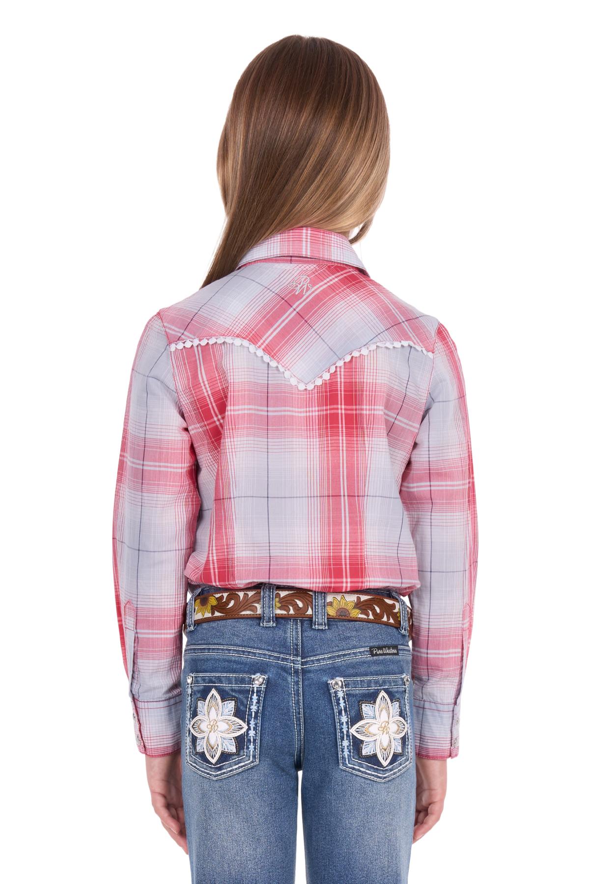 Pure Western Girl’s Jill Long Sleeve Shirt