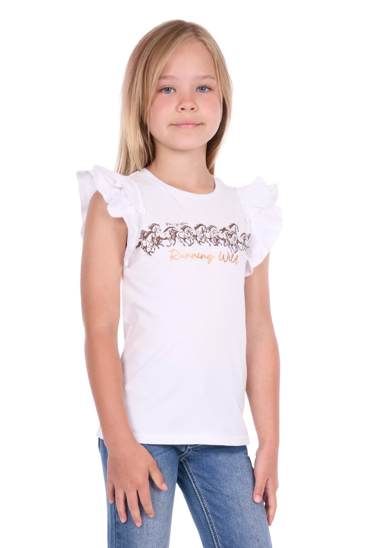 Pure Western Girl’s Harper Short Sleeve Tee