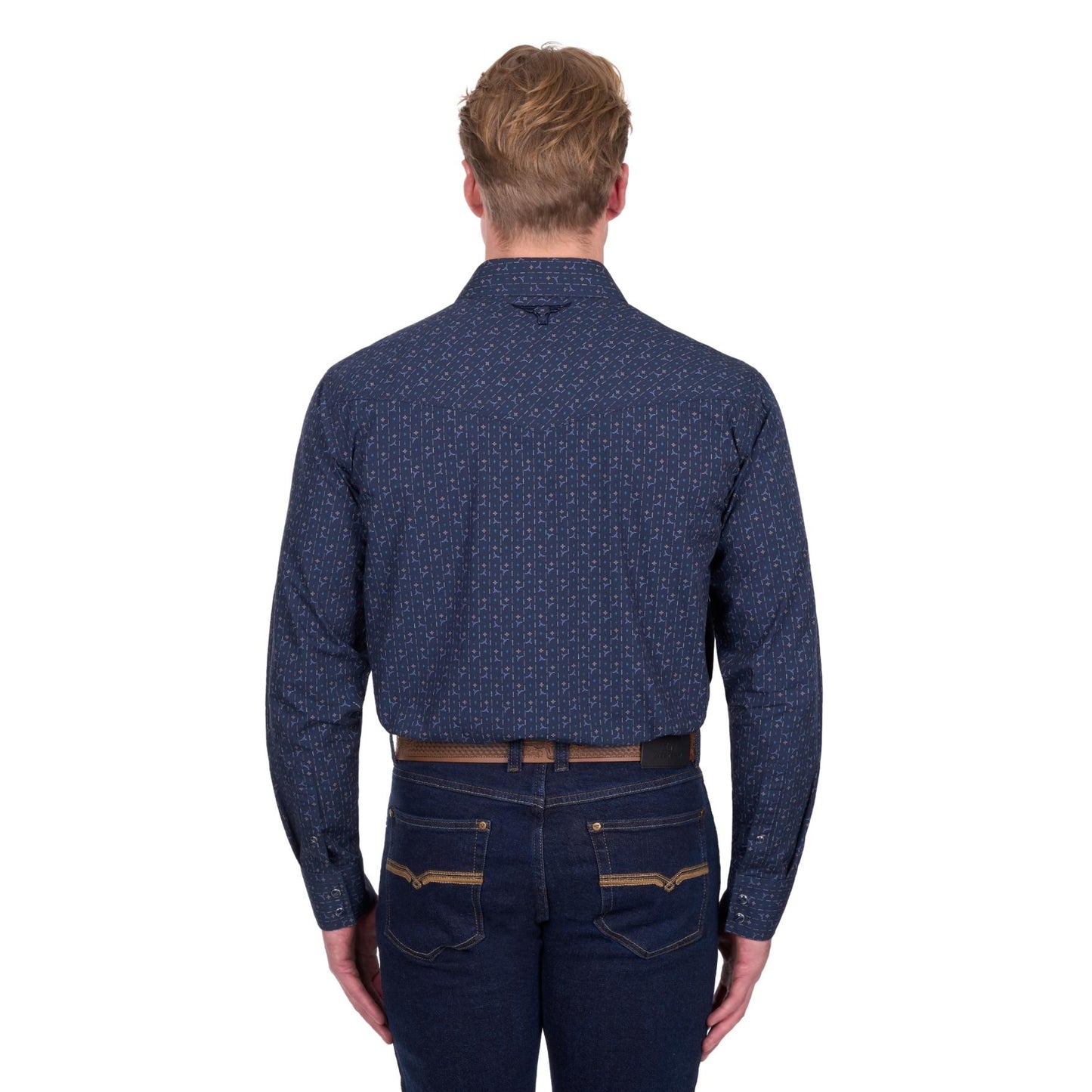 Pure Western Men’s Marc Print Western Long Sleeve Shirt