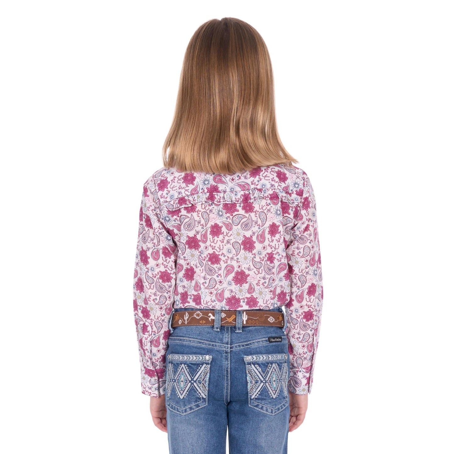 Pure Western Girl’s Marsha Western Long Sleeve Shirt