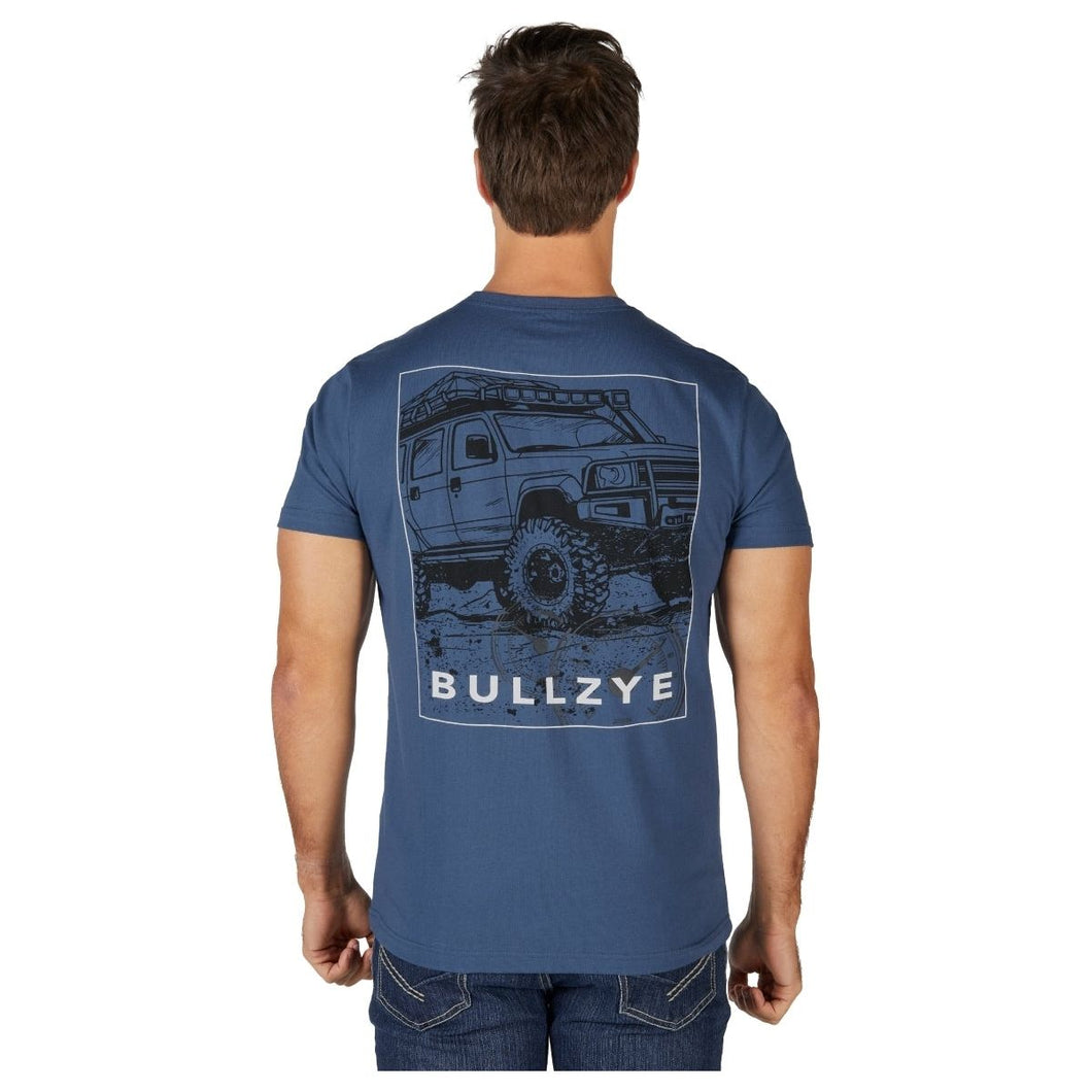 Bullzye Men's Ryan S/S Tee Blue Steel