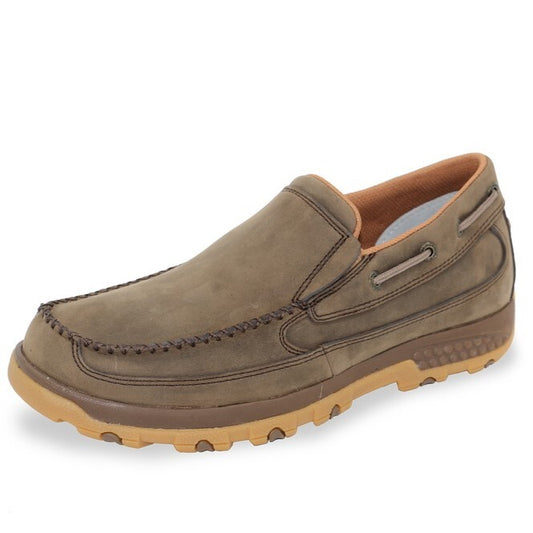 Twisted X - Men's Cellstretch Slip on Shoes - Shitake Brown