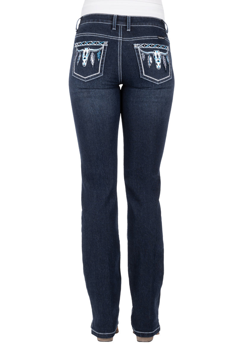 Pure Western 34" Leg - Women's Raina Straight Leg Jean